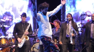 Edward Sharpe and the Magnetic Zeros, with members of the Preservation Hall Jazz Band